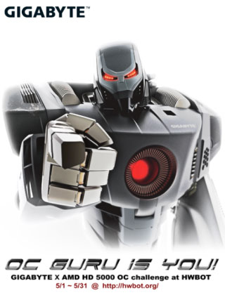 Gigabyte AMD HD 5000 OC Challenge Gigabyte AMD HD 5000 OC Challenge