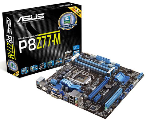 Материнская плата Asus P8Z77-M Материнская плата Asus P8Z77-M