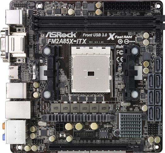 Материнская плата ASRock FM2A85-ITX Материнская плата ASRock FM2A85-ITX