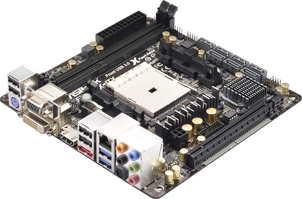 Материнская плата ASRock FM2A85-ITX Материнская плата ASRock FM2A85-ITX