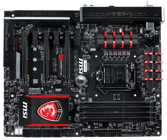 Материнская плата MSI Zxx Gaming 9 AC Материнская плата MSI Zxx Gaming 9 AC