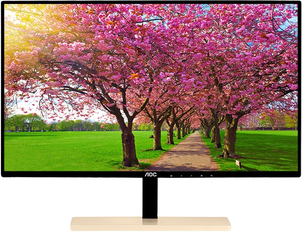 AOC представила PLS-монитор P2779VC с возможностью беспроводной зарядки гаджетов