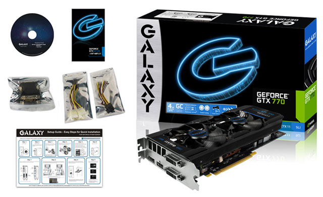 Видеокарта Galaxy GeForce GTX 770 GC 4GB Видеокарта Galaxy GeForce GTX 770 GC 4GB