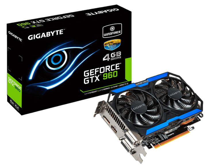Видеокарта Gigabyte GV-N960D5-4GD