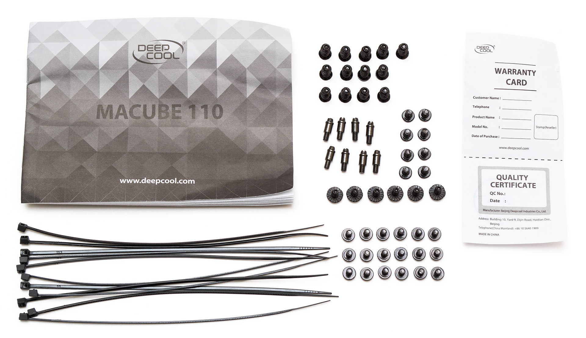 Deepcool macube 110 bk. Сборка 8х16