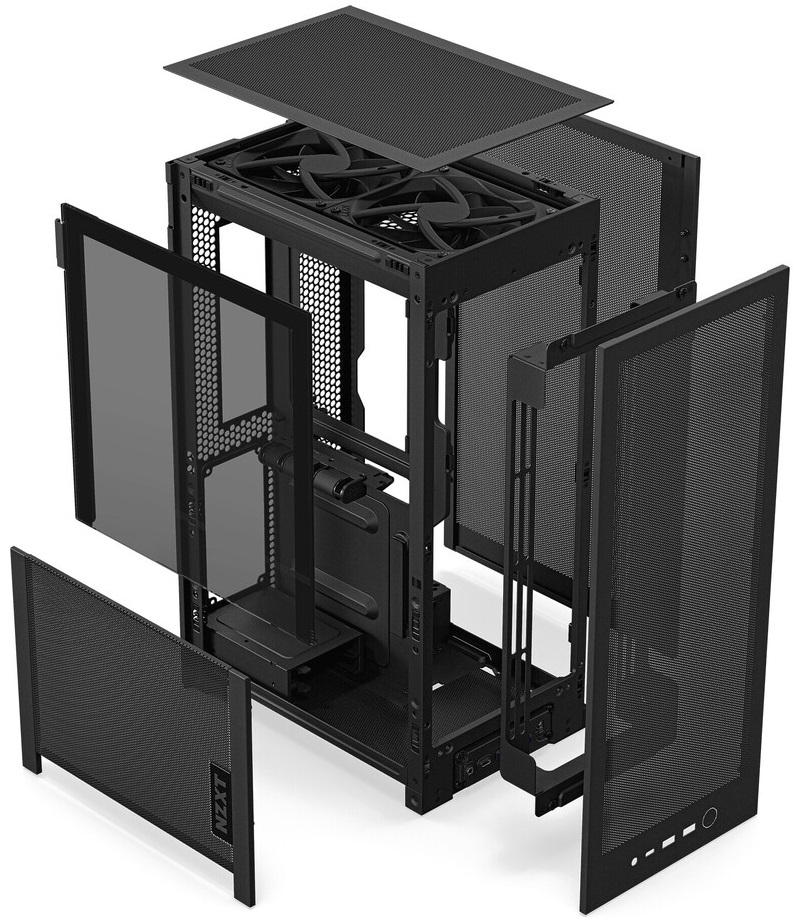 NZXT випустила корпус H2 Flow для плат Mini-ITX та блок живлення