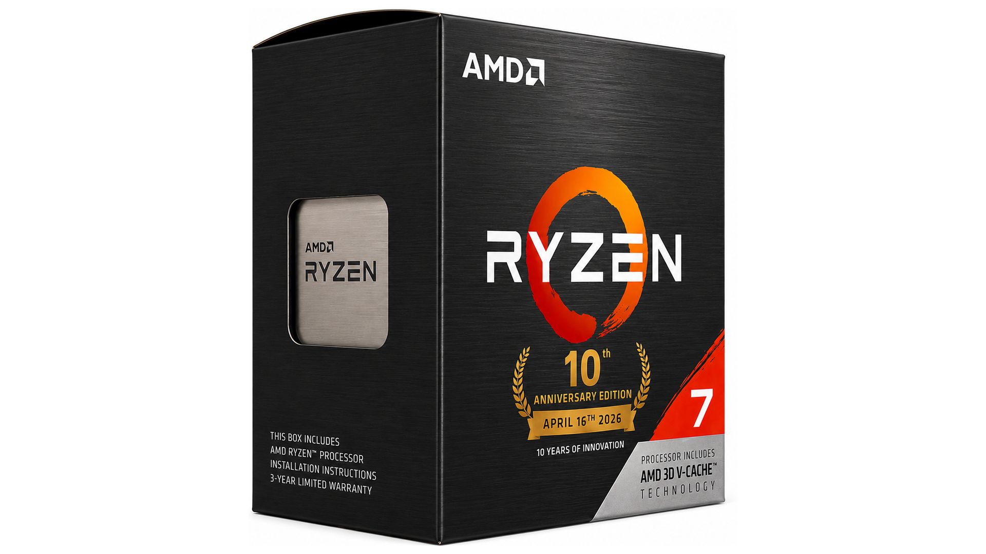 Процесор AMD Ryzen 7 5800X3D 10th Anniversary Edition помічений в Індії за ціною близько $310
