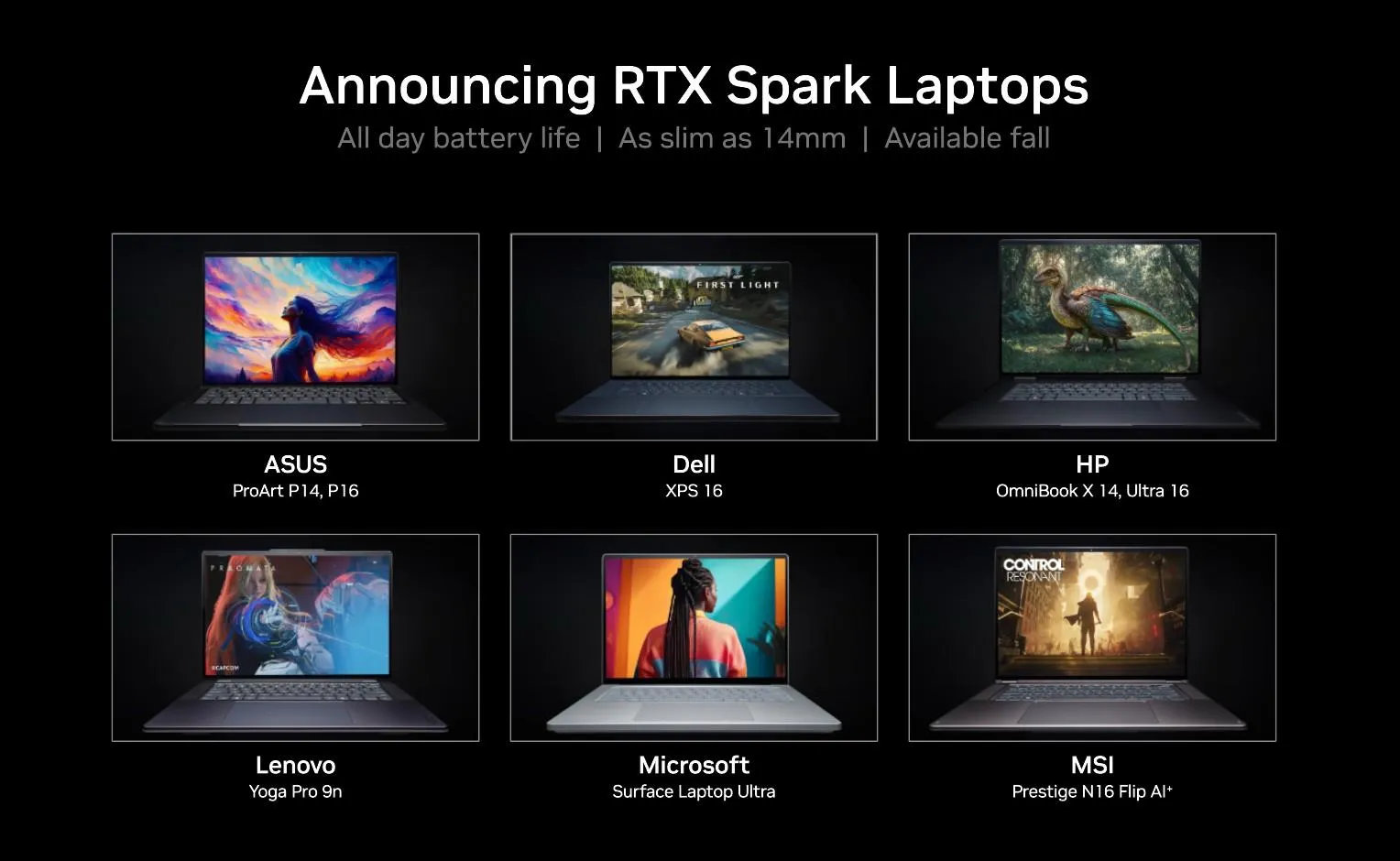 NVIDIA представила платформу RTX Spark для комп’ютерів із Windows