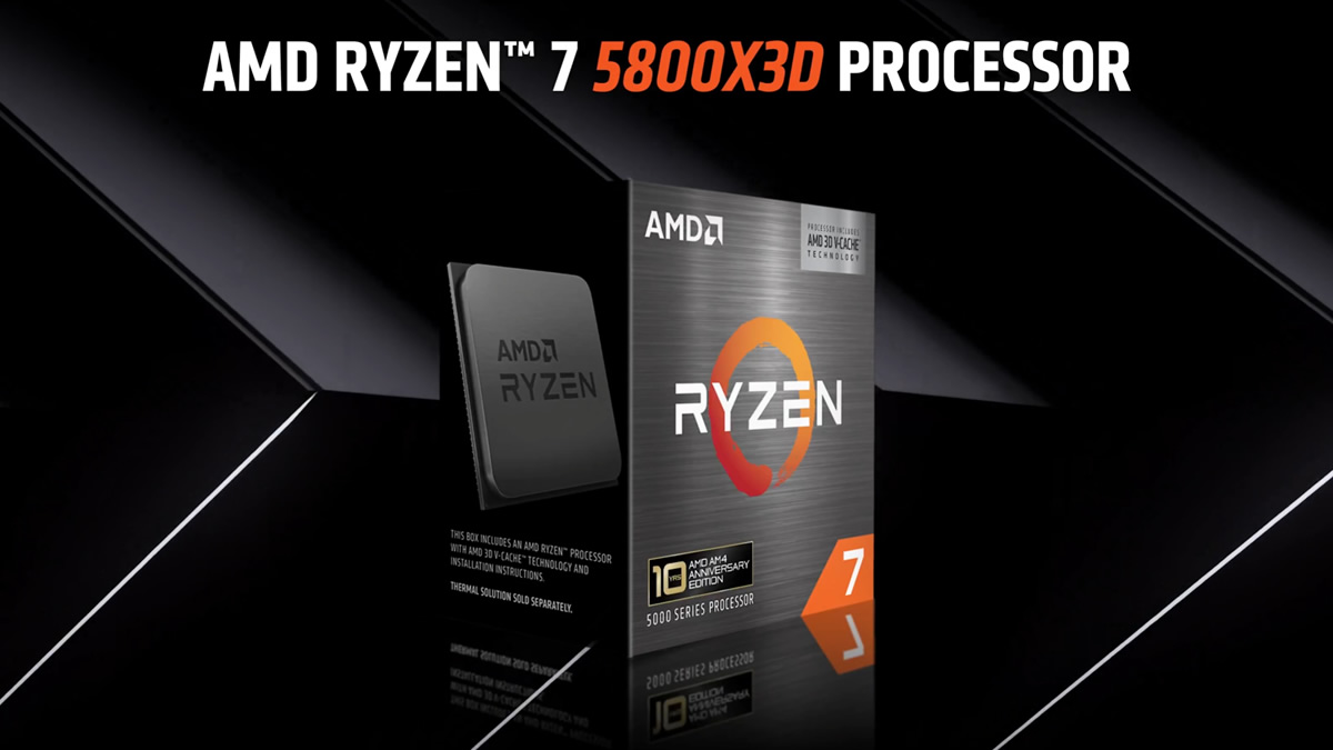 AMD Ryzen 7 5800X3D: ігровий флагман платформи AM4 повернеться до продажу наприкінці червня