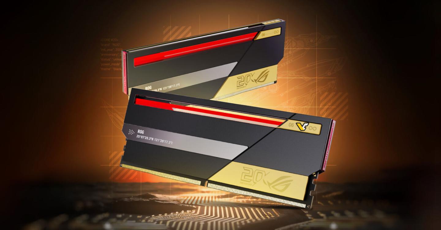 ASUS та Biwin представили 48-гігабайтний набір пам’яті DDR5-6000 під брендом ROG