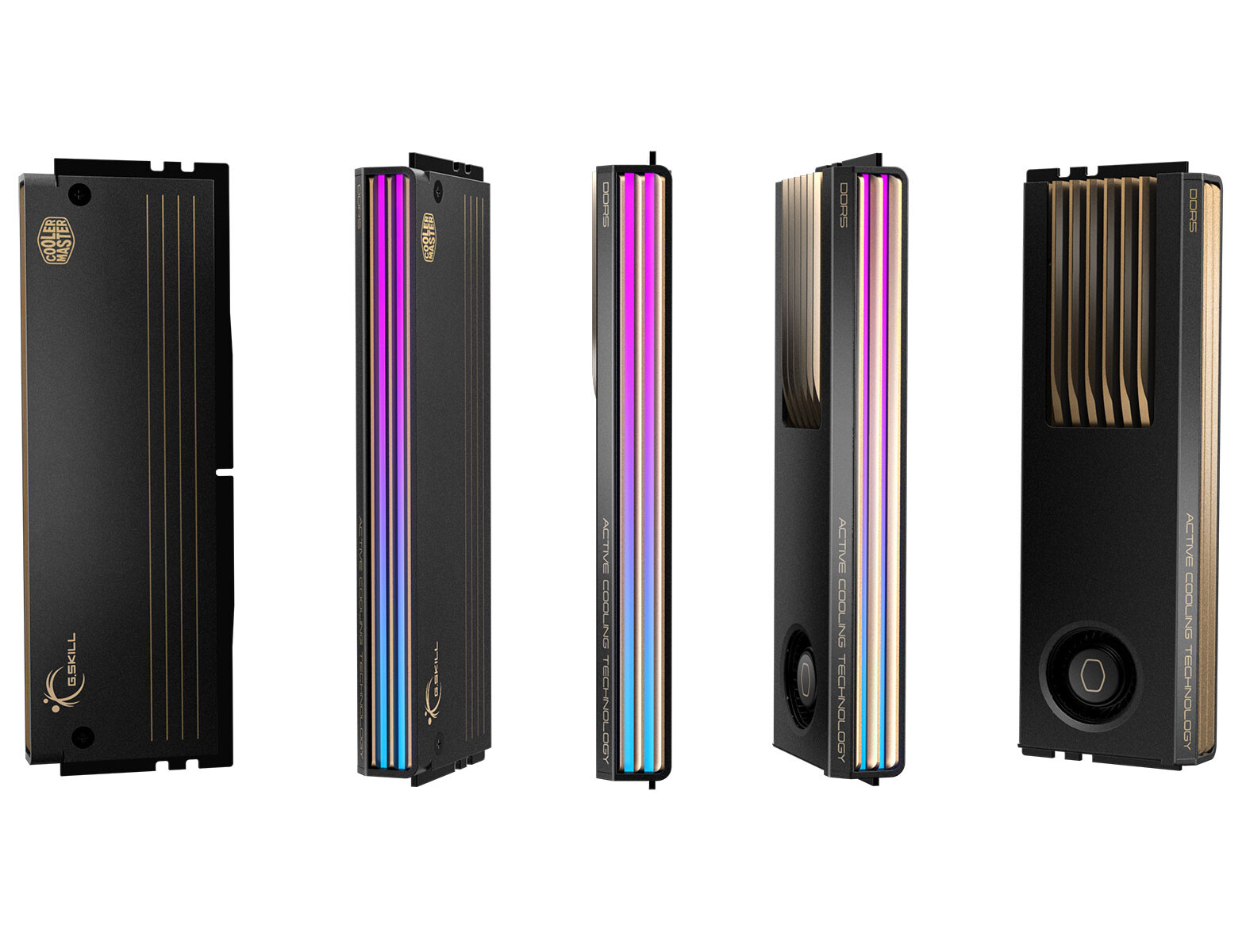 На подходе модули памяти DDR5 с активным охлаждением от G.Skill и Cooler Master