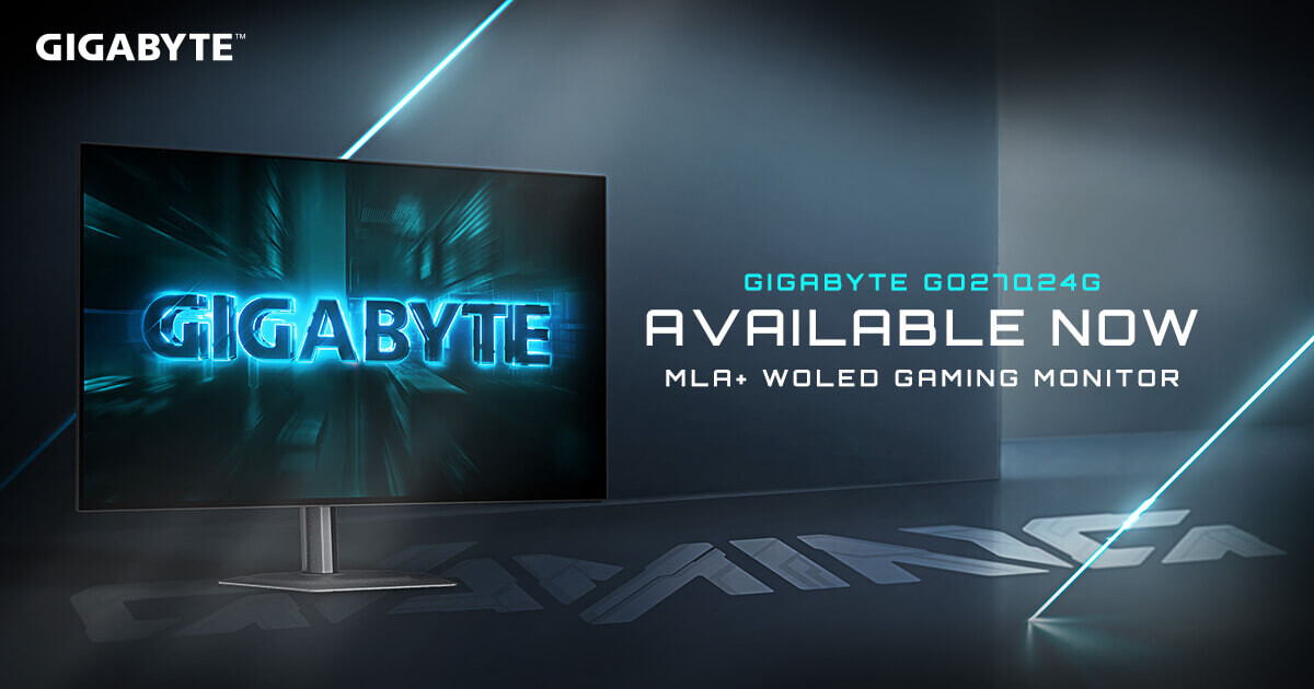 Gigabyte випустила ігровий WOLED-монітор GO27Q24G: 1440p із частотою 240 Гц