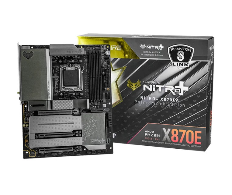 Sapphire випускає плати Nitro+ X870EA PhantomLink з роз'ємом