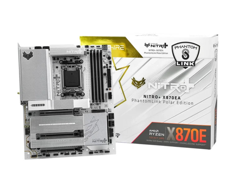 Sapphire випускає плати Nitro+ X870EA PhantomLink з роз'ємом