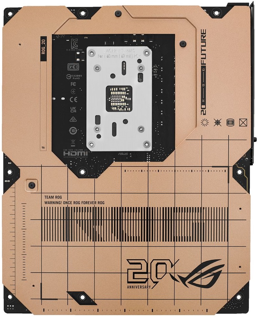 ASUS подготовила плату ROG Crosshair 2006 в ретро-стиле к 20-летию бренда Republic of Gamers