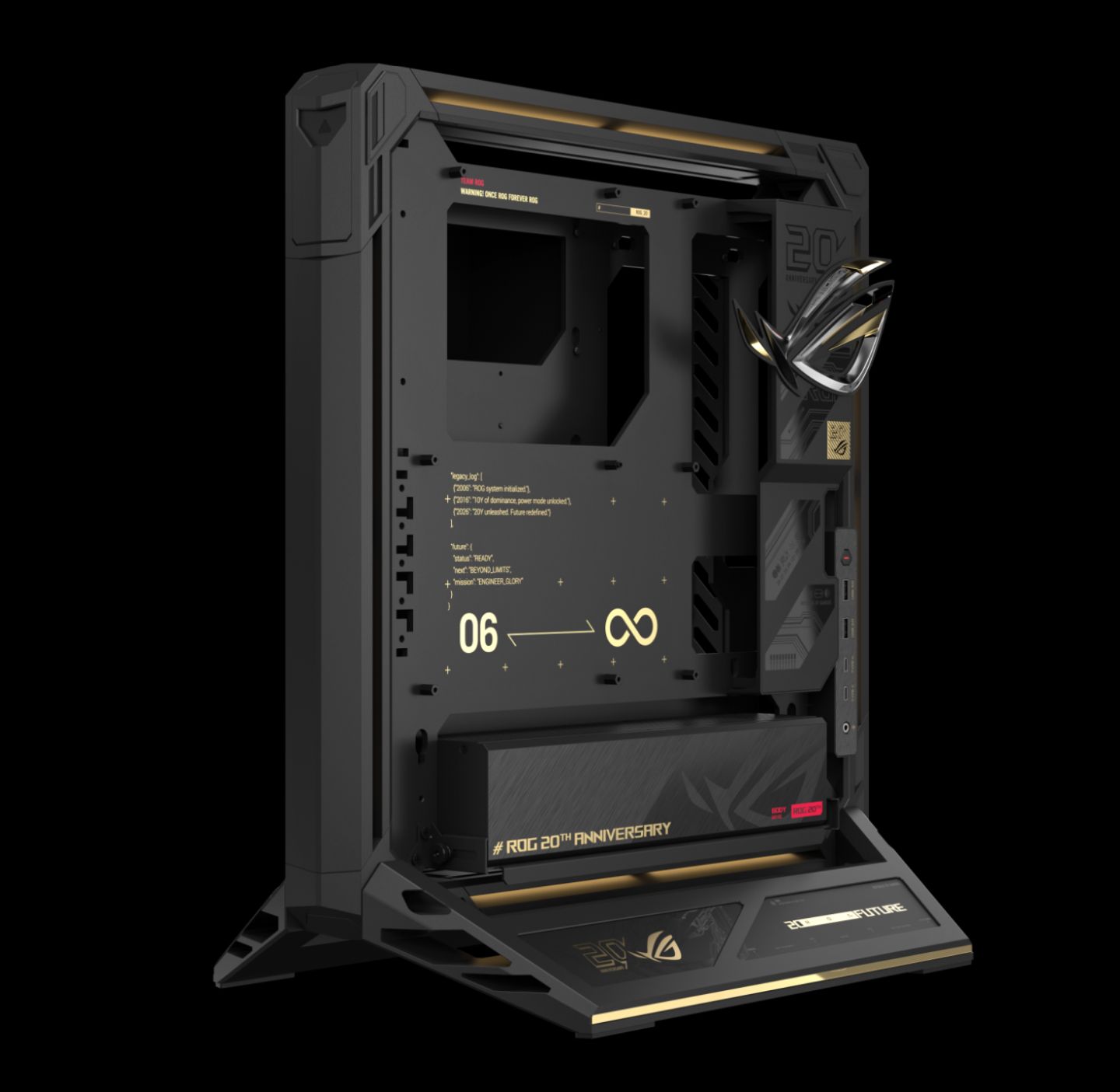 ASUS підготувала флагманську плату ROG Crosshair X870E, відкритий корпус ROG GR20 і преміальний ПК ROG G1000 серії Edition 20