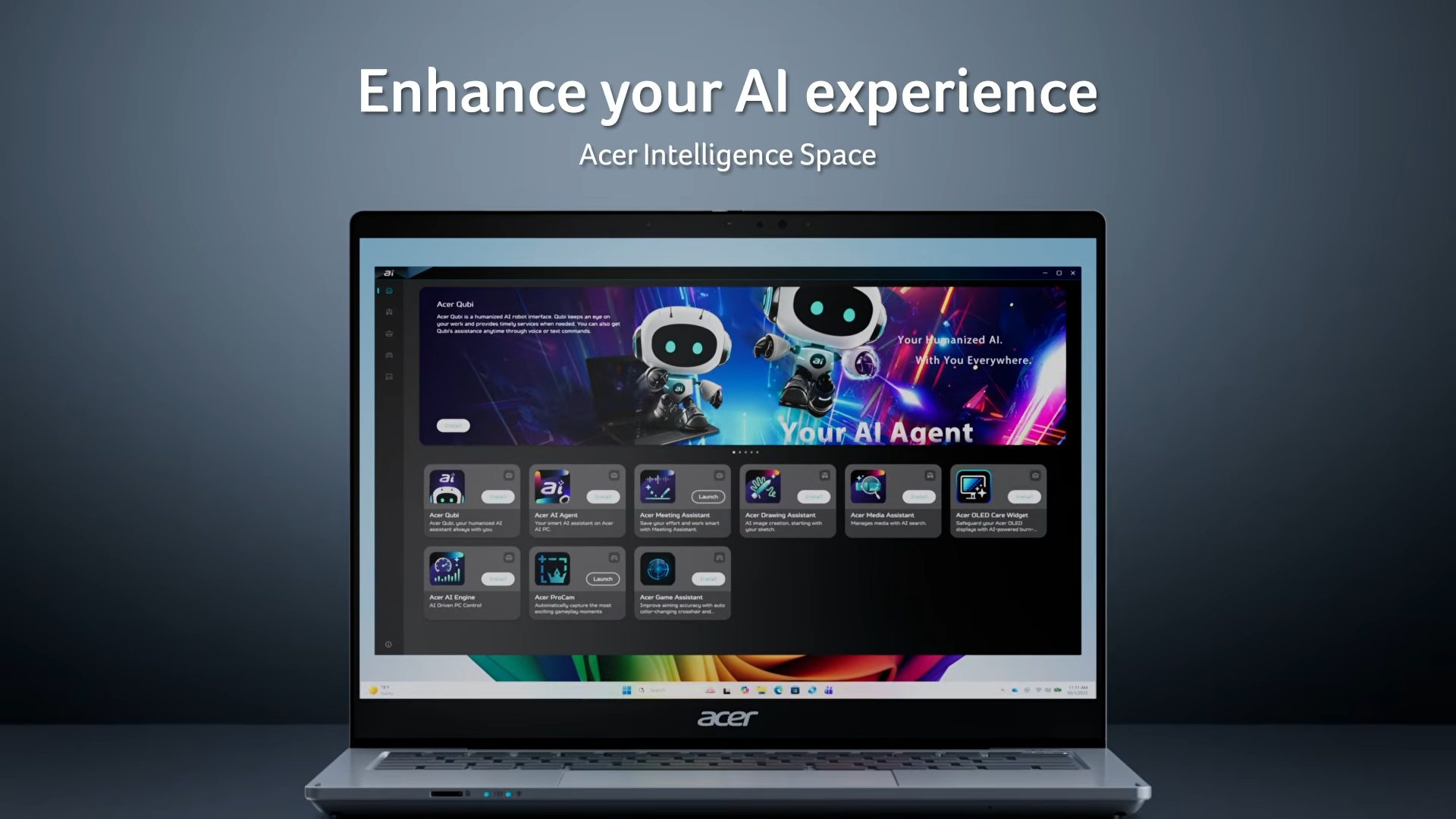 Acer представила тонкі ноутбуки Swift Air 14 та Swift Spin 14 AI на базі процесорів Intel Core 300