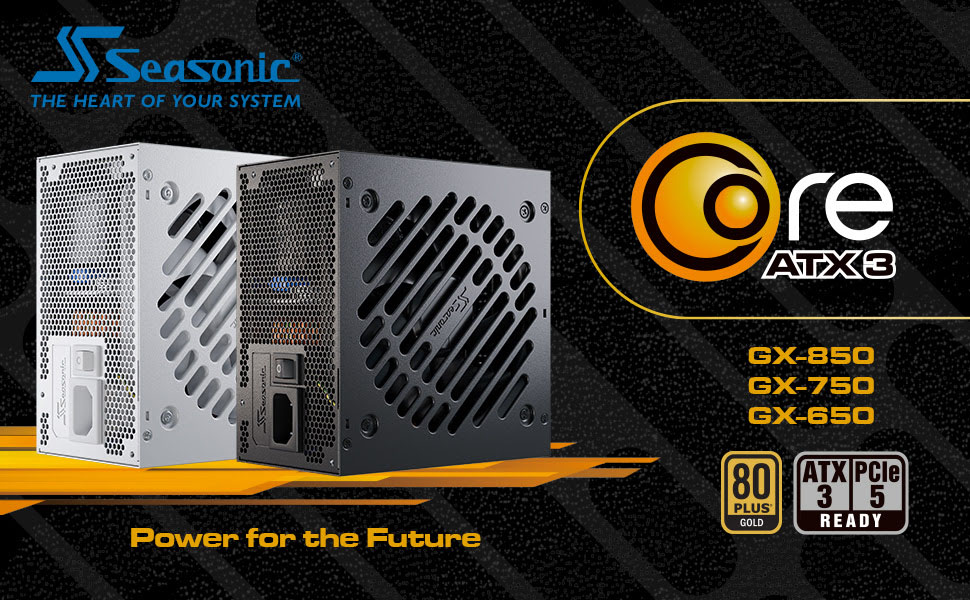 Seasonic представила серию «золотых» блоков питания Core GX ATX 3