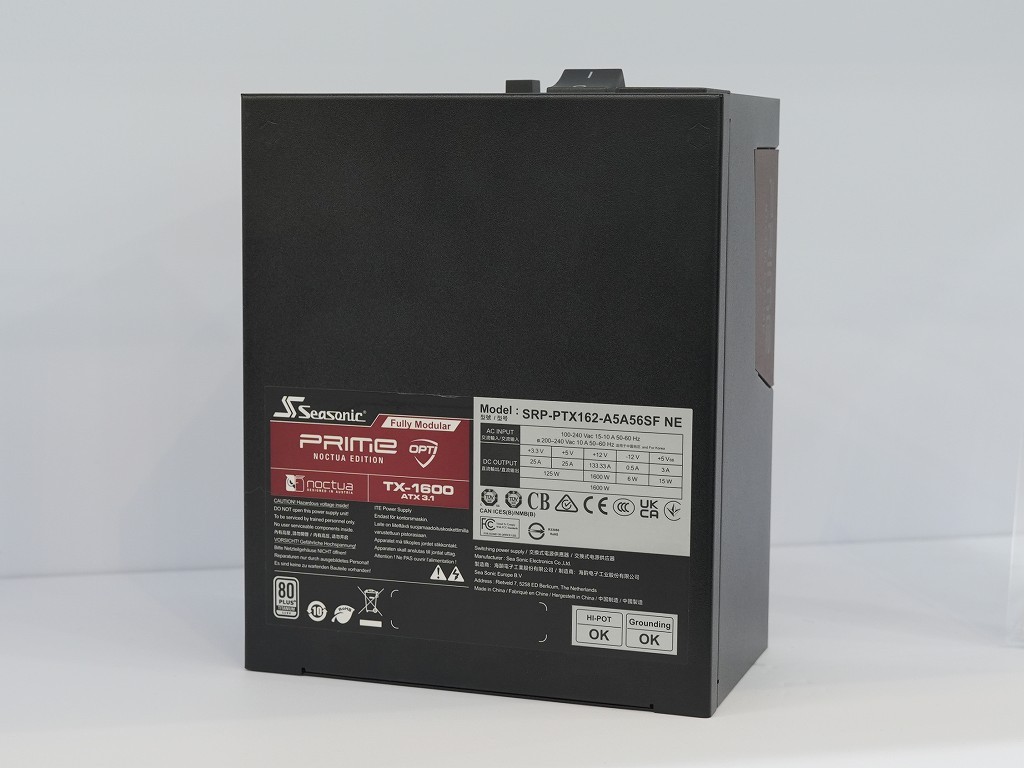 Seasonic готовит обновлённые блоки питания Prime TX Noctua Edition номиналом 1300 и 1600 Вт