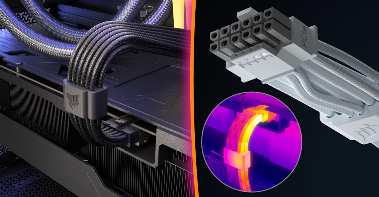 Corsair раскрыла технические детали конструкции кабеля питания Thermal Protect 12V-2×6