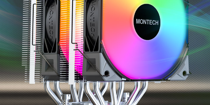 Обзор и тестирование процессорного кулера Montech NX600 ARGB. Две башни для экономных