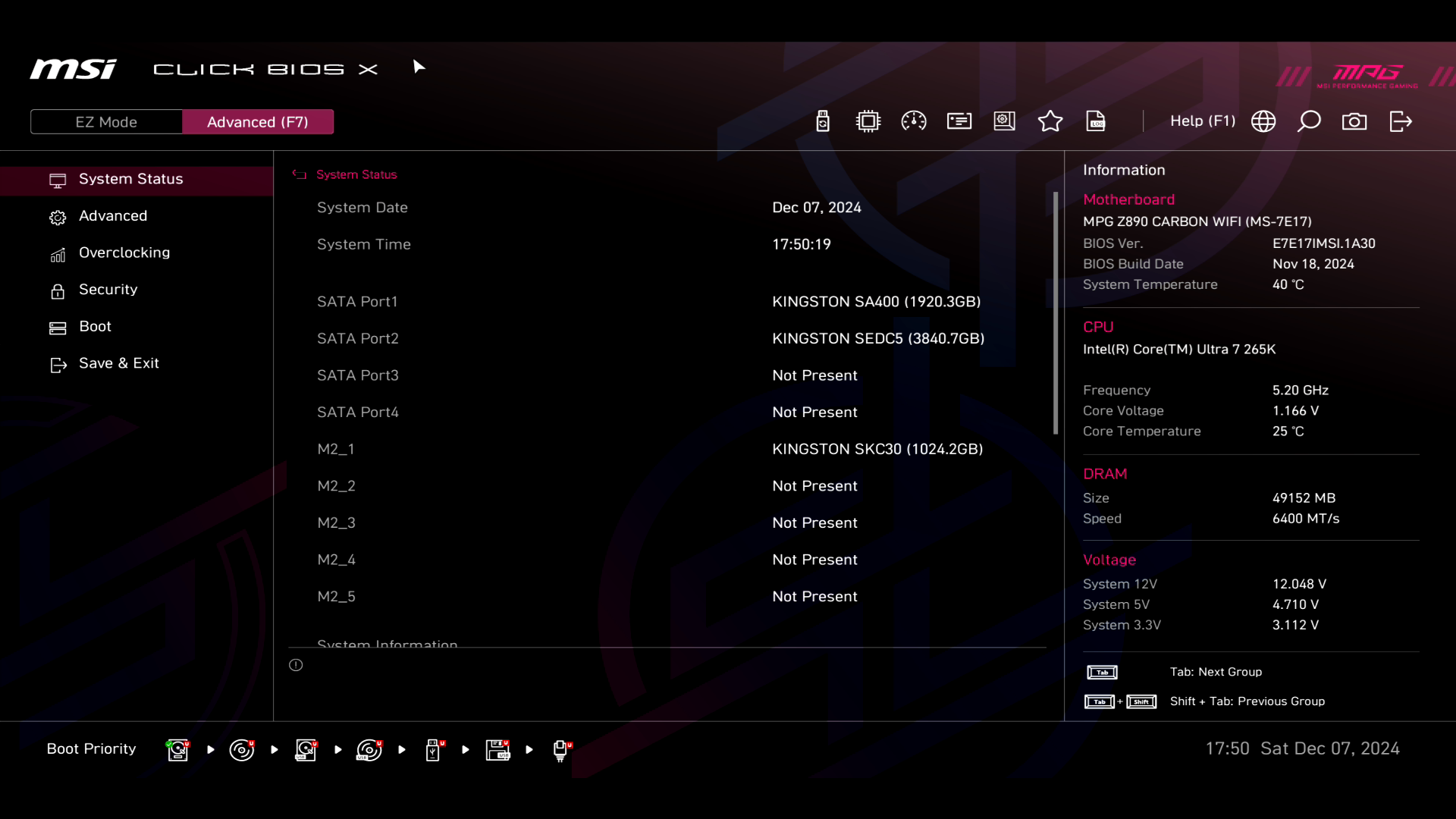 Обзор и тестирование материнской платы MSI MPG Z890 Carbon WiFi для платформы Intel LGA 1851