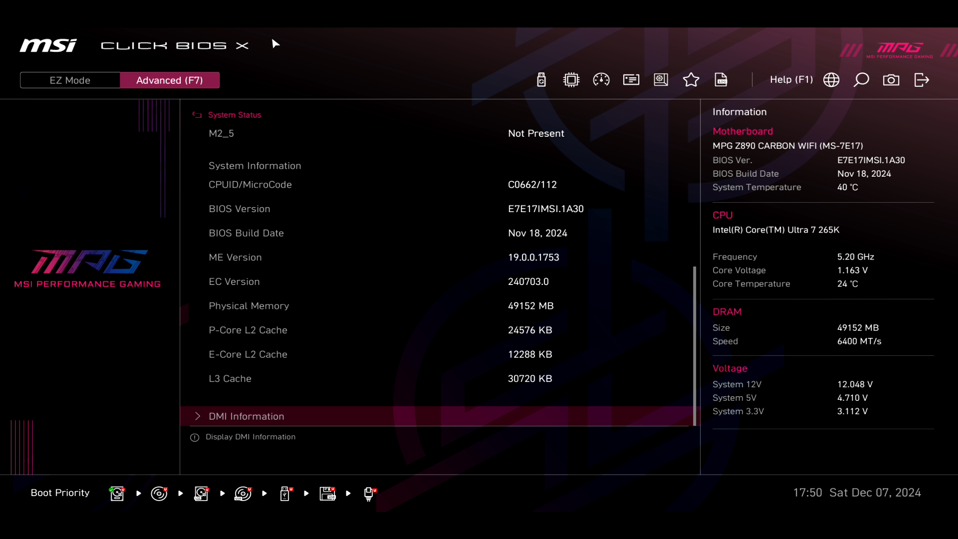 Обзор и тестирование материнской платы MSI MPG Z890 Carbon WiFi для платформы Intel LGA 1851