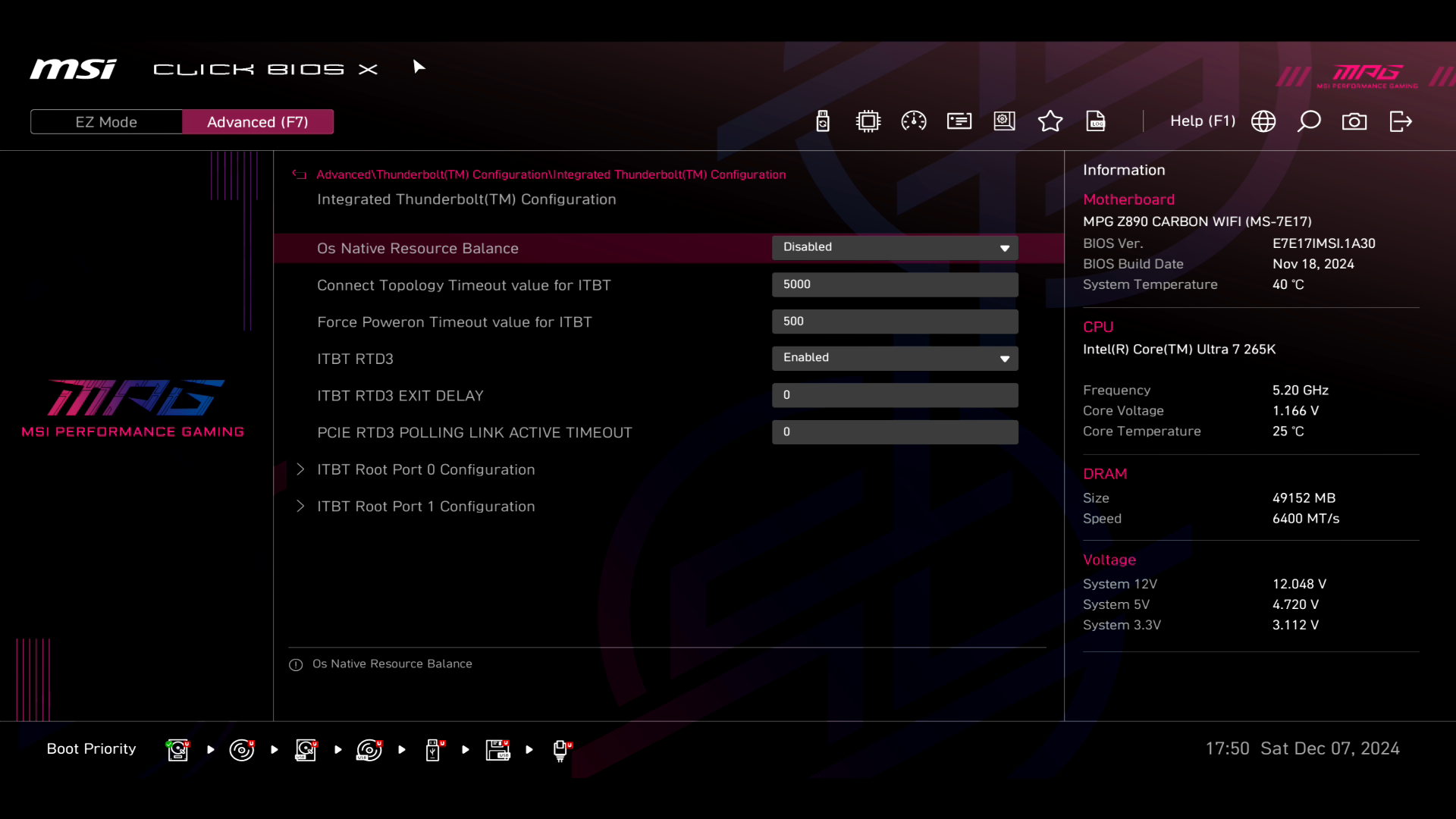 Обзор и тестирование материнской платы MSI MPG Z890 Carbon WiFi для платформы Intel LGA 1851