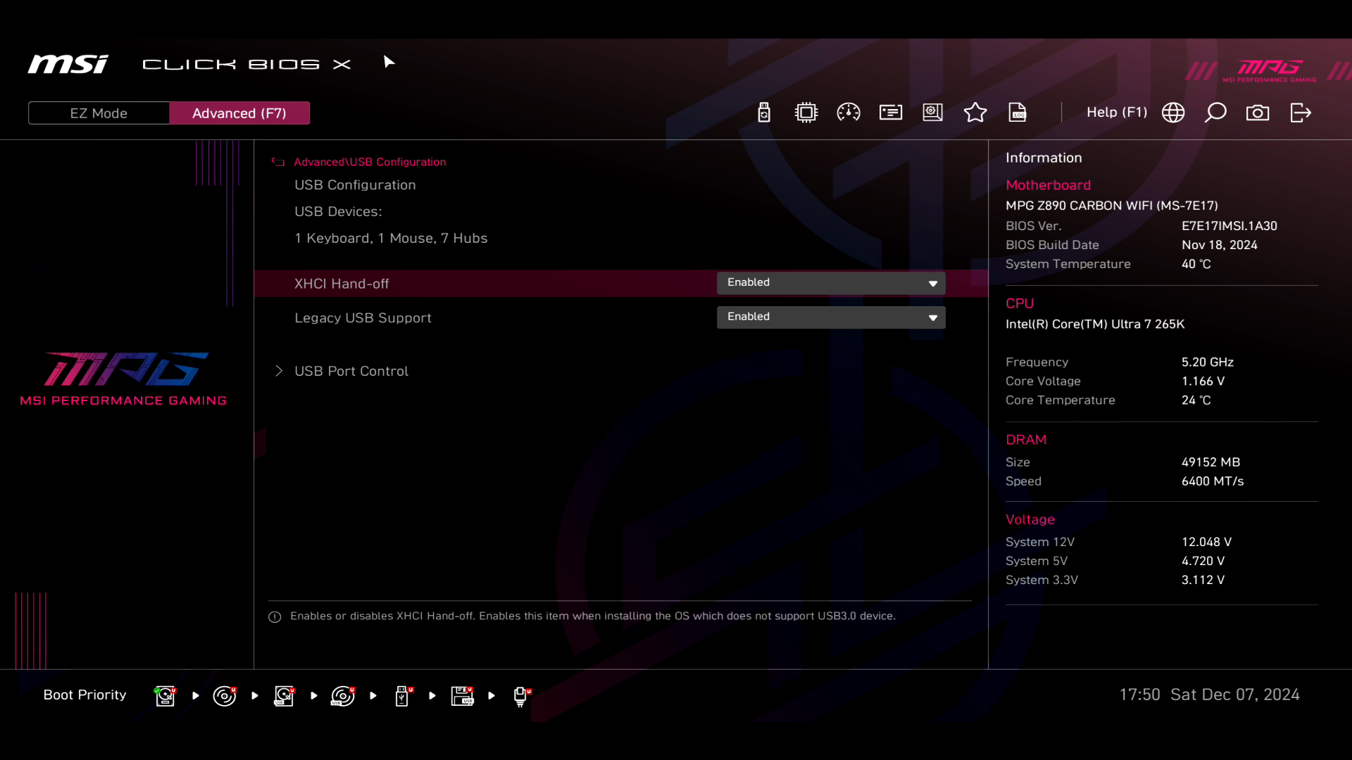 Обзор и тестирование материнской платы MSI MPG Z890 Carbon WiFi для платформы Intel LGA 1851