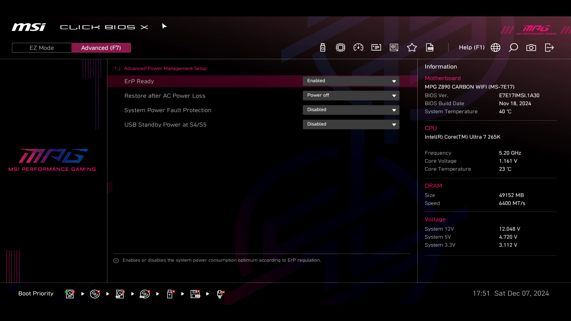 Обзор и тестирование материнской платы MSI MPG Z890 Carbon WiFi для платформы Intel LGA 1851