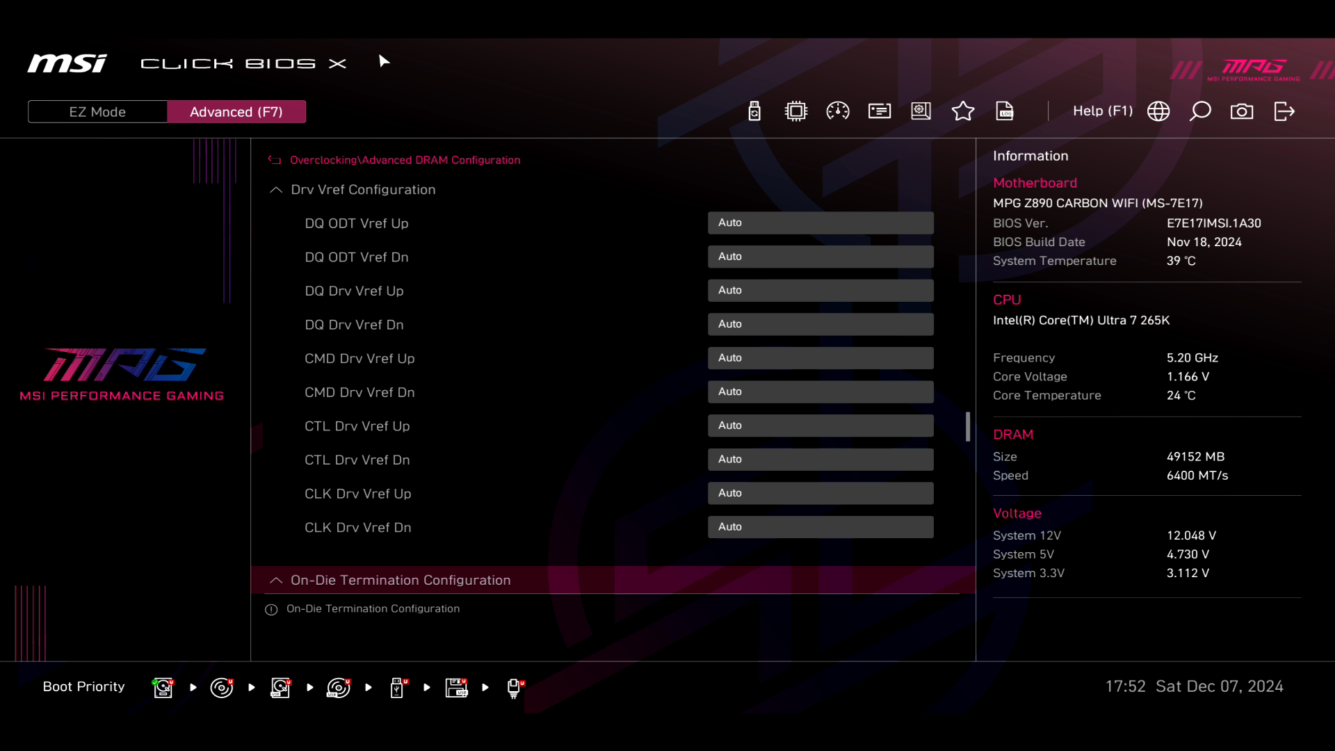 Обзор и тестирование материнской платы MSI MPG Z890 Carbon WiFi для платформы Intel LGA 1851