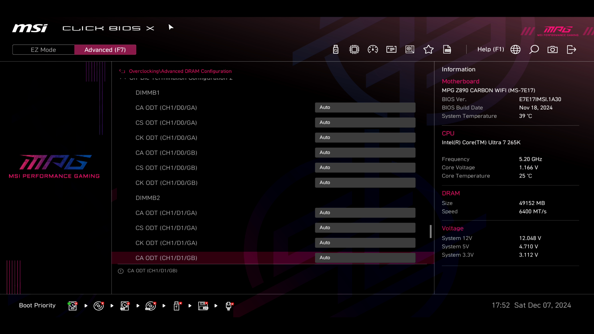 Обзор и тестирование материнской платы MSI MPG Z890 Carbon WiFi для платформы Intel LGA 1851