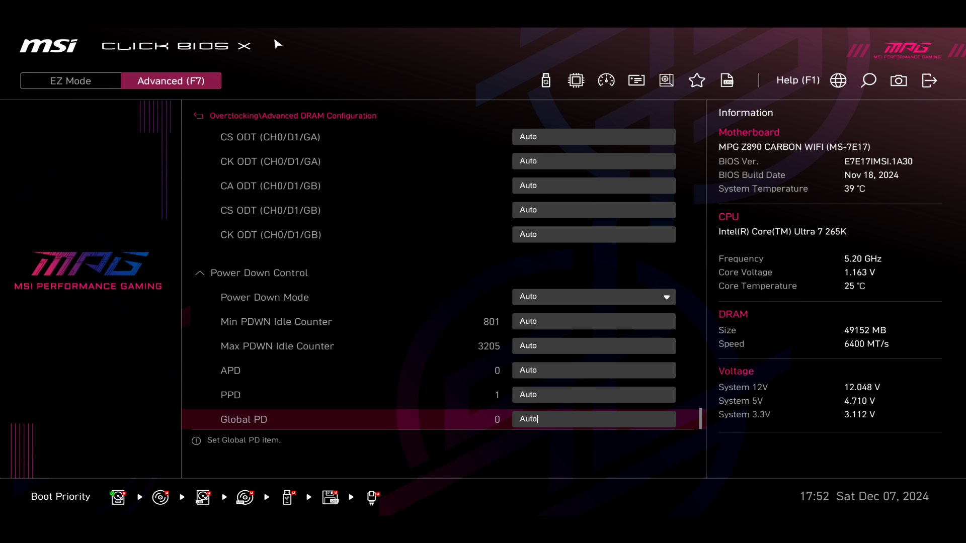 Обзор и тестирование материнской платы MSI MPG Z890 Carbon WiFi для платформы Intel LGA 1851
