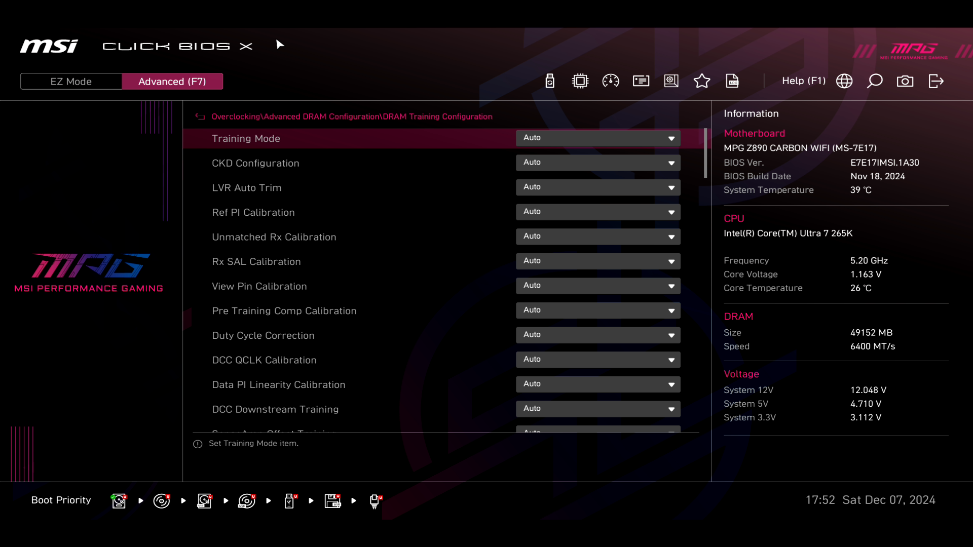 Обзор и тестирование материнской платы MSI MPG Z890 Carbon WiFi для платформы Intel LGA 1851