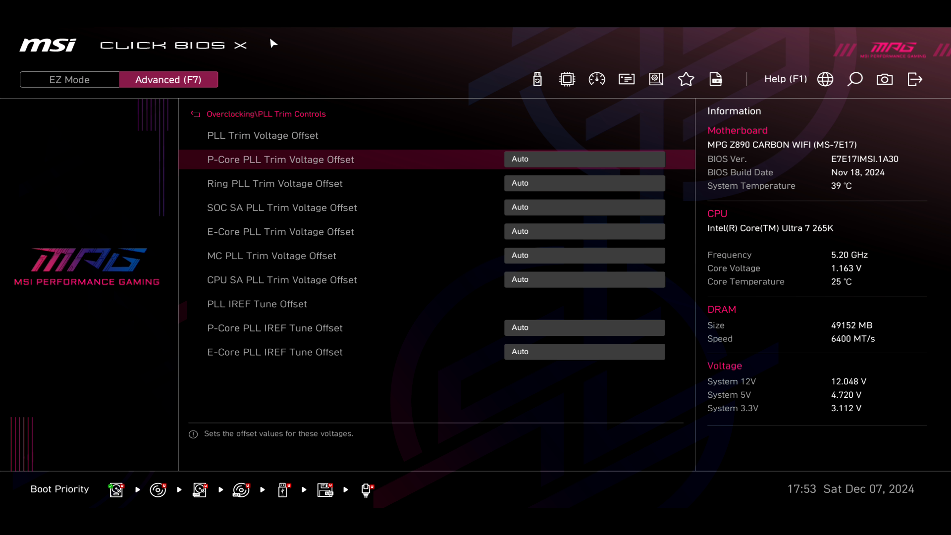 Обзор и тестирование материнской платы MSI MPG Z890 Carbon WiFi для платформы Intel LGA 1851