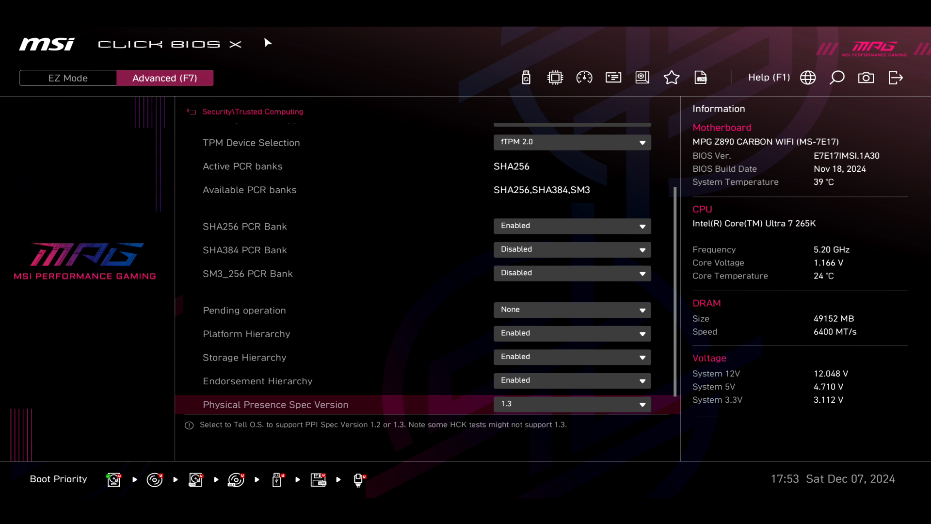 Обзор и тестирование материнской платы MSI MPG Z890 Carbon WiFi для платформы Intel LGA 1851