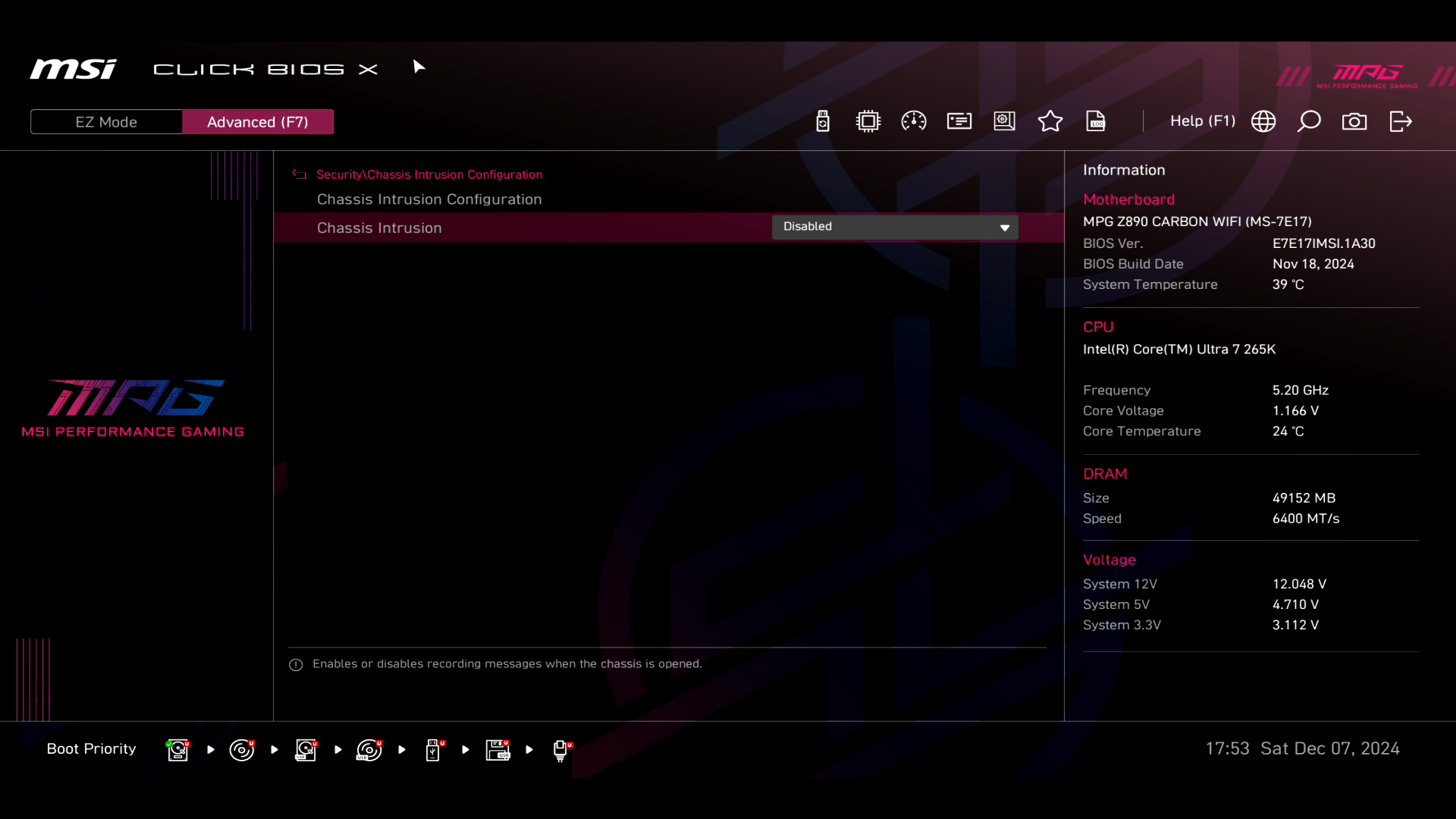 Обзор и тестирование материнской платы MSI MPG Z890 Carbon WiFi для платформы Intel LGA 1851