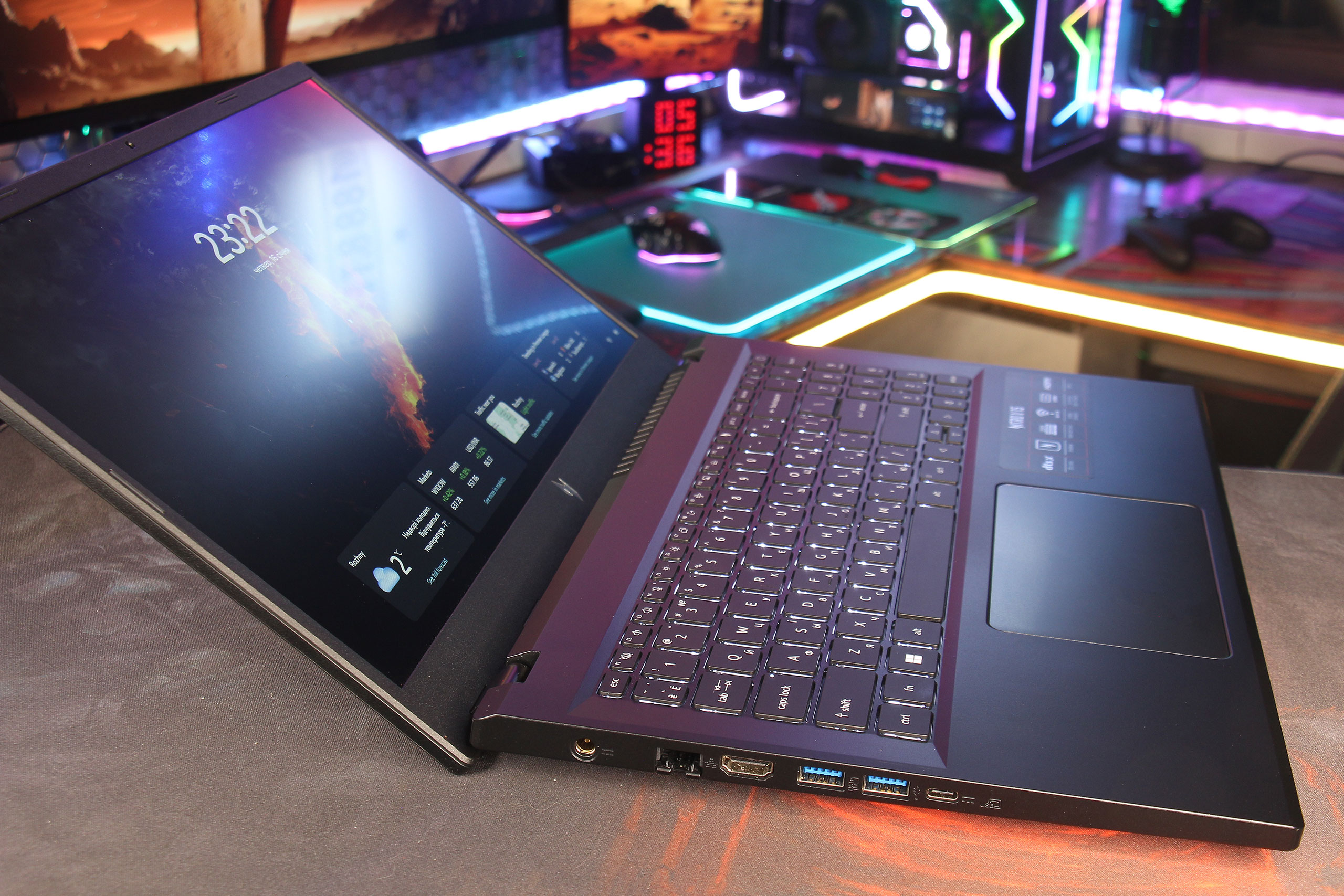 Обзор и тестирование игрового 15″ ноутбука Acer Nitro V 15 ANV15-41 на базе процессора AMD Ryzen 5 7535HS и видеокарты Nvidia GeForce RTX 4060 в комплекте с геймпадом Acer Nitro NRG300