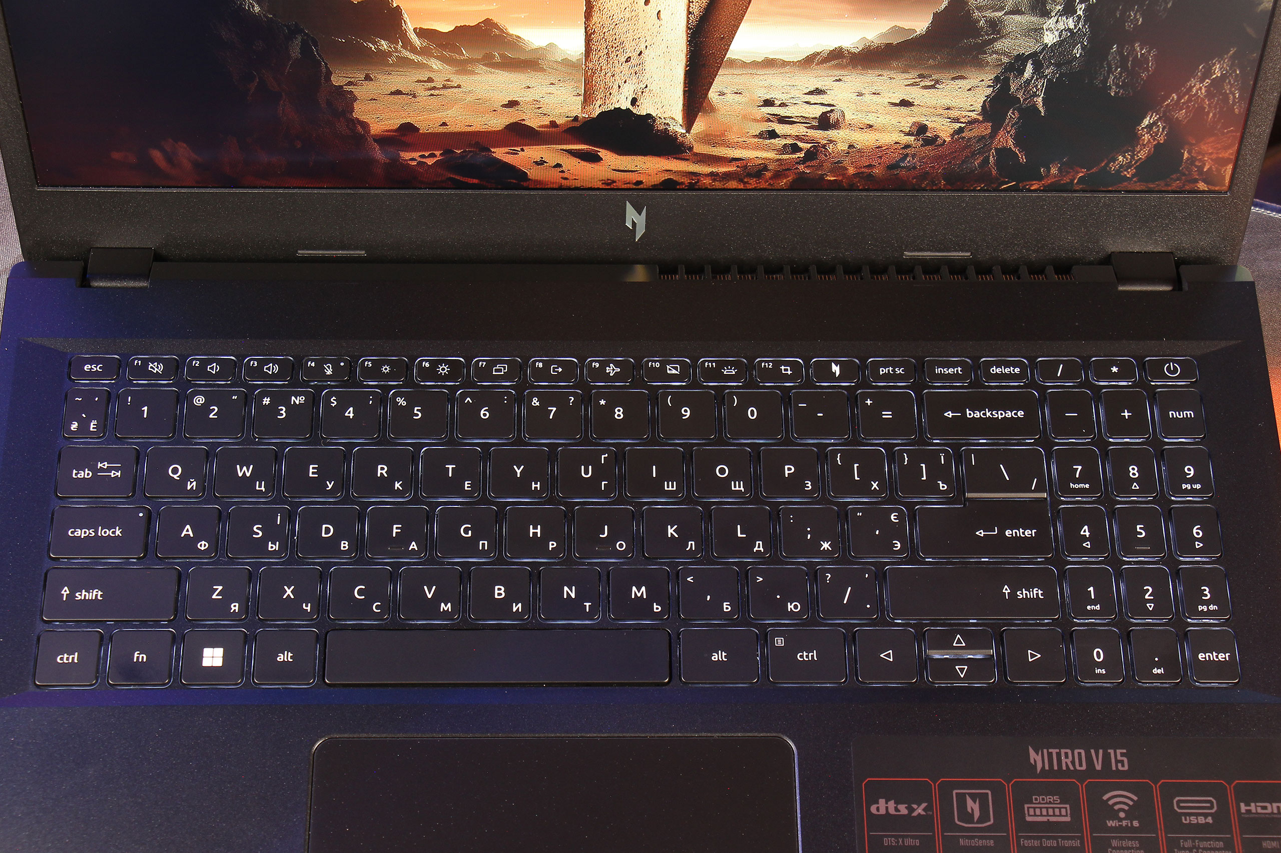 Обзор и тестирование игрового 15″ ноутбука Acer Nitro V 15 ANV15-41 на базе процессора AMD Ryzen 5 7535HS и видеокарты Nvidia GeForce RTX 4060 в комплекте с геймпадом Acer Nitro NRG300