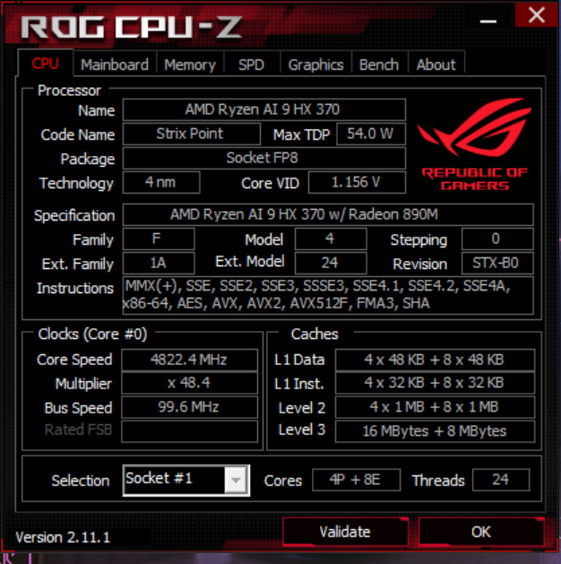 Обзор и тестирование ноутбука ASUS ROG Zephyrus G16 (2024) GA605 на базе процессора AMD Ryzen AI 9 HX 370 и видеокарты Nvidia GeForce RTX 4070
