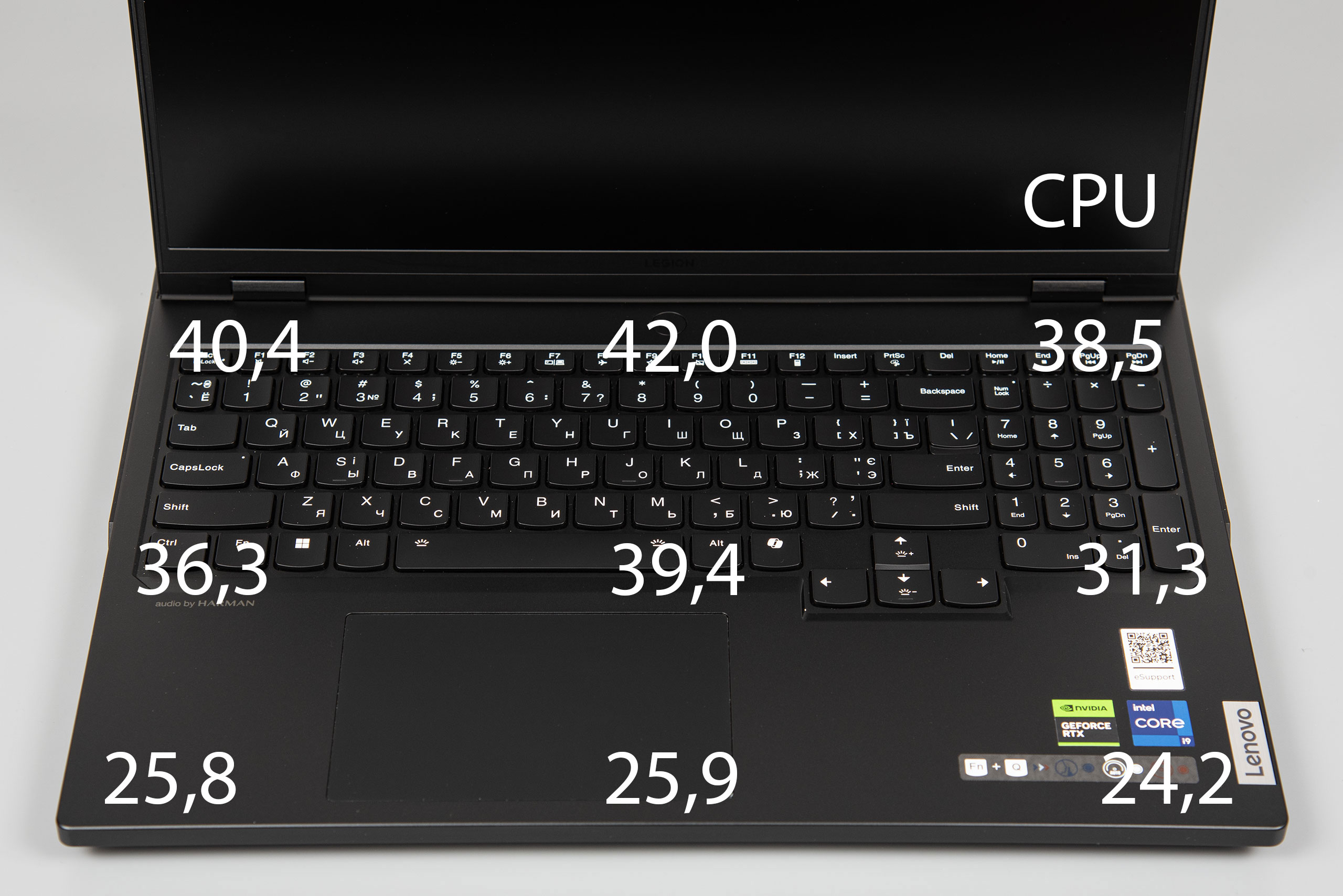 Огляд та тестування 16″ ноутбука Lenovo Legion Pro 7i 16IRX9H на базі процесора Intel Core i9-14900HX та відеокарти Nvidia GeForce RTX 4090