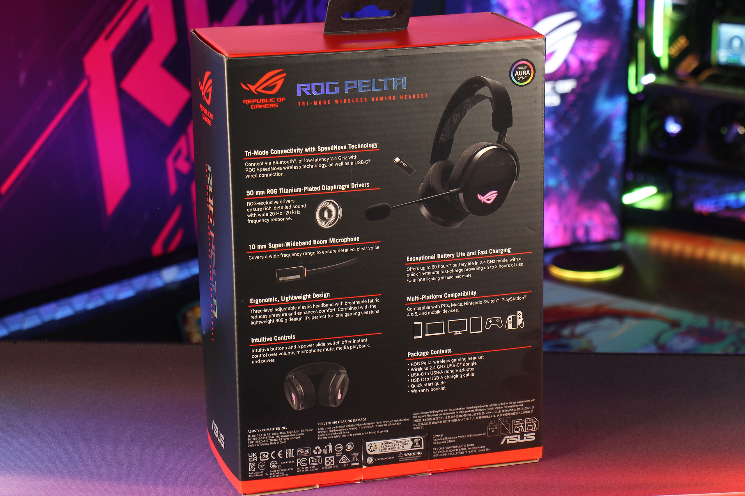 Огляд бездротової гарнітури ASUS ROG Pelta
