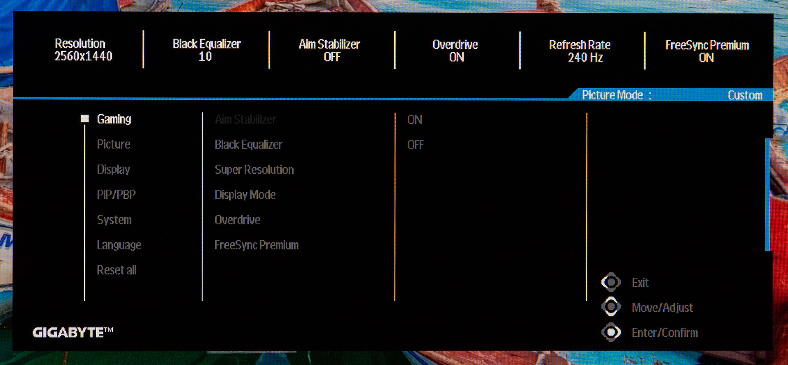 Обзор и тестирование игрового 27″ WQHD-монитора Gigabyte GS27Q X с частотой обновления 240 Гц