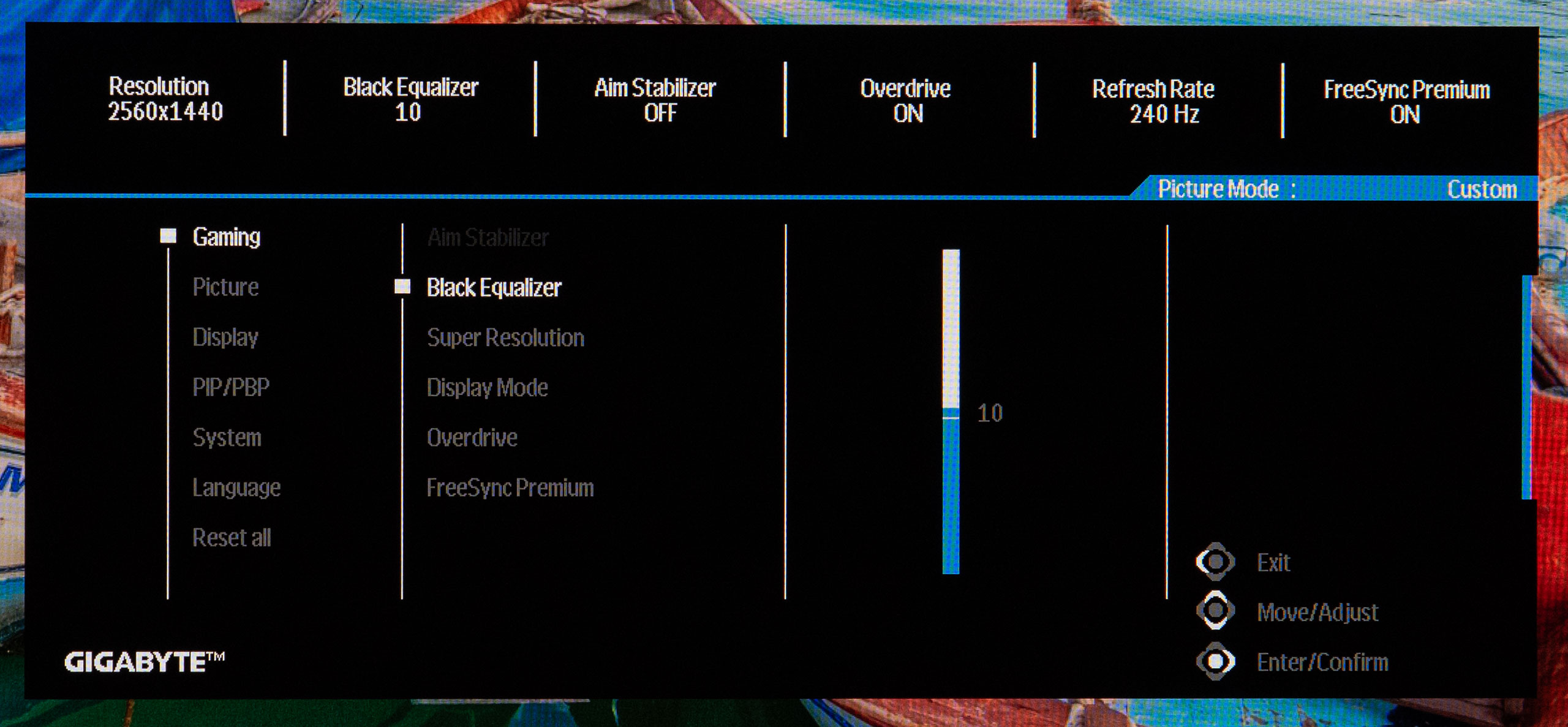 Обзор и тестирование игрового 27″ WQHD-монитора Gigabyte GS27Q X с частотой обновления 240 Гц