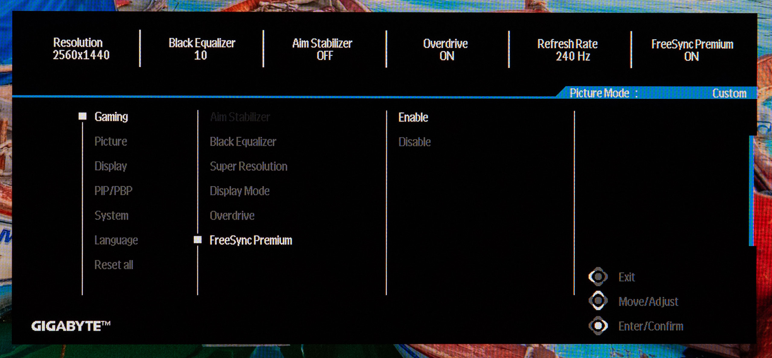 Обзор и тестирование игрового 27″ WQHD-монитора Gigabyte GS27Q X с частотой обновления 240 Гц