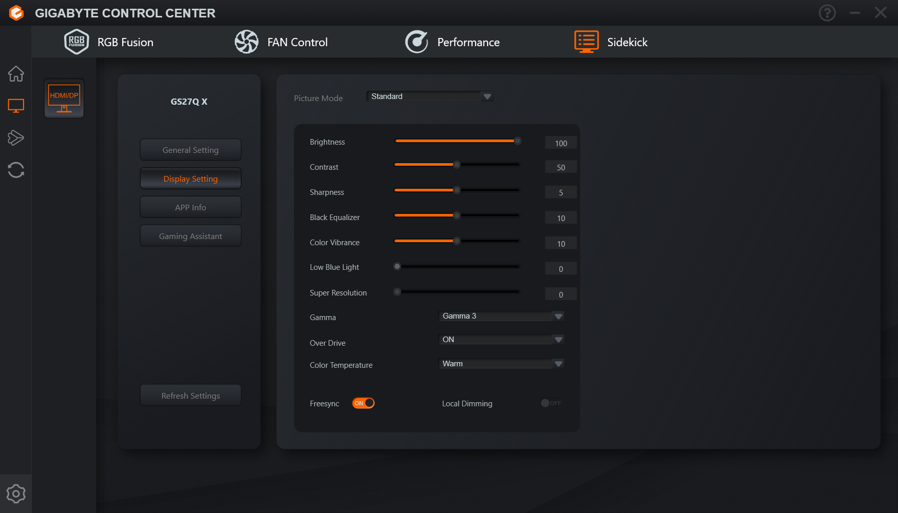 Обзор и тестирование игрового 27″ WQHD-монитора Gigabyte GS27Q X с частотой обновления 240 Гц