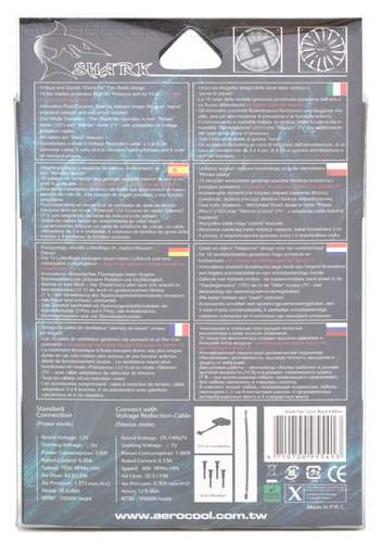 Aerocool Shark 12cm Black Edition Aerocool Shark 12cm Black Edition