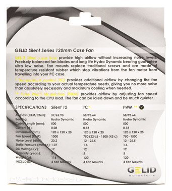 Gelid Silent 12 PWM Gelid Silent 12 PWM