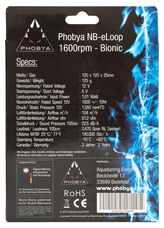 Phobya NB-eLoop 1600rpm – Bionic