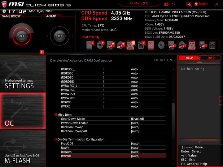 Разгон Ryzen 3 1300X/1200